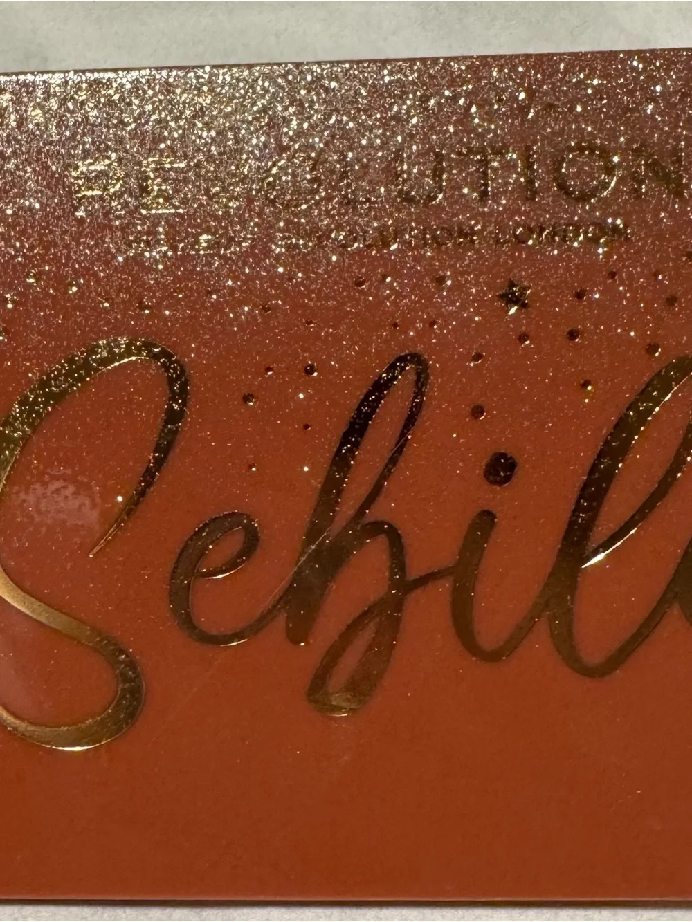 Makeup Revolution Eyeshadow Palette - Yellow, Orange, Green, Brown, Gold Shades